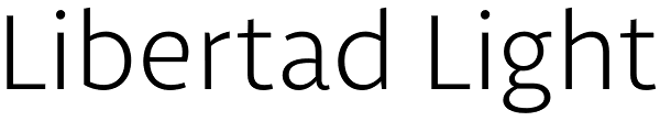 Libertad Light Font