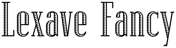 Lexave Fancy Font