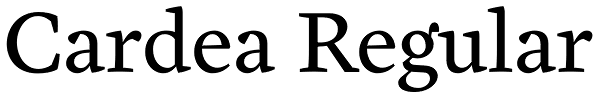 Cardea Regular Font