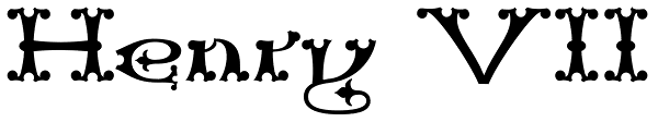 Henry VII Font