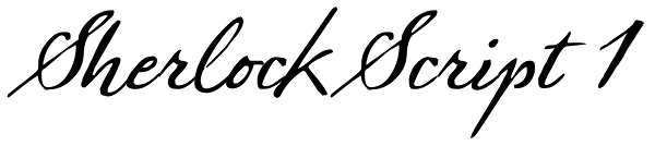 Sherlock Script 1 Font