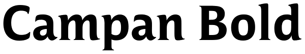 Campan Bold Font