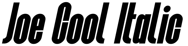 Joe Cool Italic Font