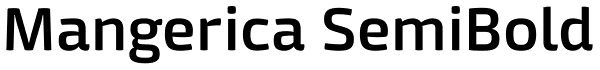 Mangerica SemiBold Font