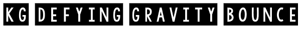 KG Defying Gravity Bounce Font