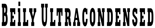 Beily Ultracondensed Font