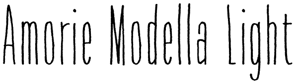Amorie Modella Light Font