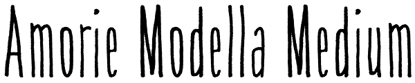 Amorie Modella Medium Font