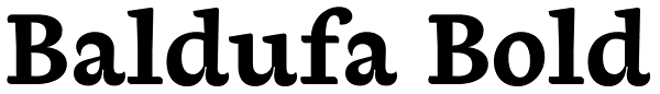 Baldufa Bold Font