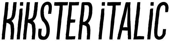 Kikster Italic Font