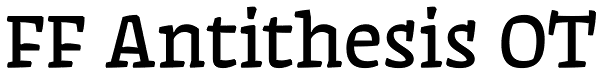 FF Antithesis OT Font