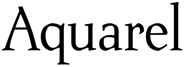 Aquarel Font