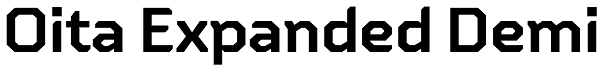 Oita Expanded Demi Font