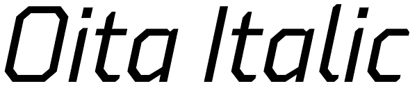 Oita Italic Font