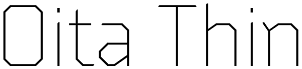 Oita Thin Font