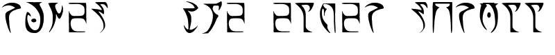 Runes - The elder scroll Font