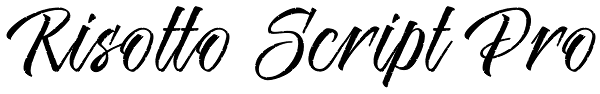 Risotto Script Pro Font