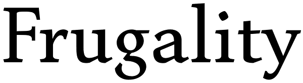 Frugality Font