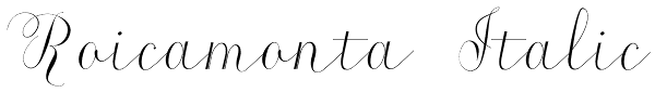 Roicamonta Italic Font