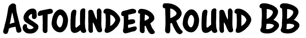 Astounder Round BB Font