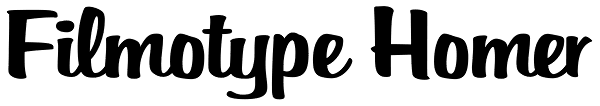 Filmotype Homer Font