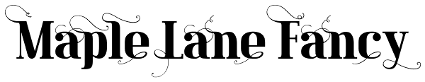 Maple Lane Fancy Font