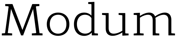 Modum Font