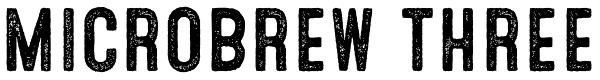 Microbrew Three Font