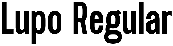 Lupo Regular Font