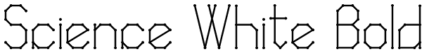 Science White Bold Font