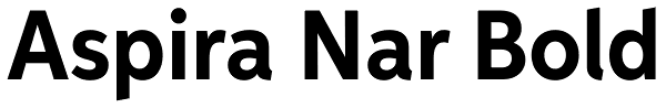 Aspira Nar Bold Font