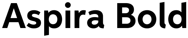 Aspira Bold Font