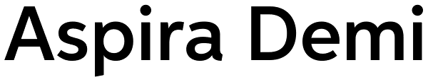 Aspira Demi Font