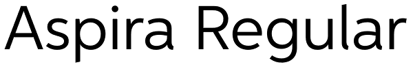 Aspira Regular Font