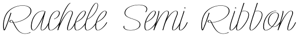 Rachele Semi Ribbon Font