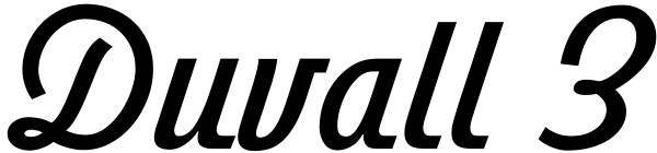 Duvall 3 Font