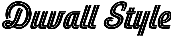 Duvall Style Font