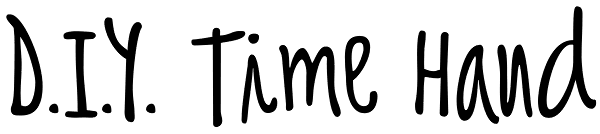 D.I.Y. Time Hand Font