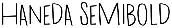 Haneda SemiBold Font