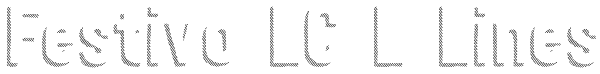 Festivo LC L Lines Font