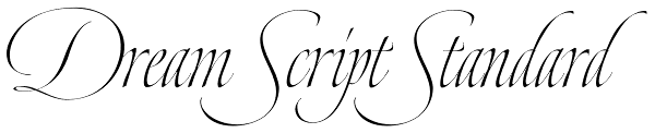 Dream Script Standard Font