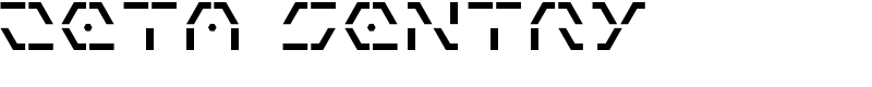 Zeta Sentry Font