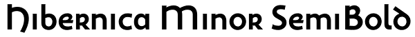 Hibernica Minor SemiBold Font