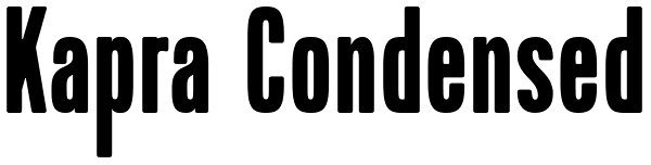 Kapra Condensed Font