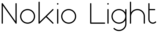 Nokio Light Font