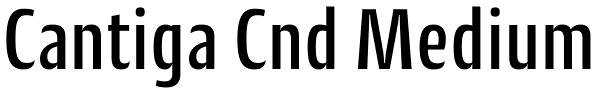 Cantiga Cnd Medium Font