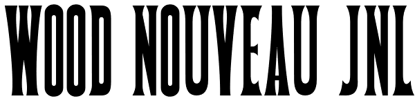 Wood Nouveau JNL Font