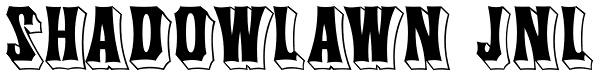 Shadowlawn JNL Font