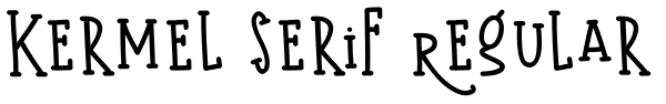 Kermel Serif Regular Font