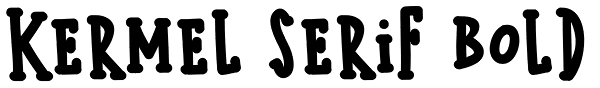 Kermel Serif Bold Font